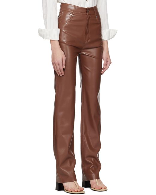 Nanushka Multicolor Jacoba Vegan Leather Pants