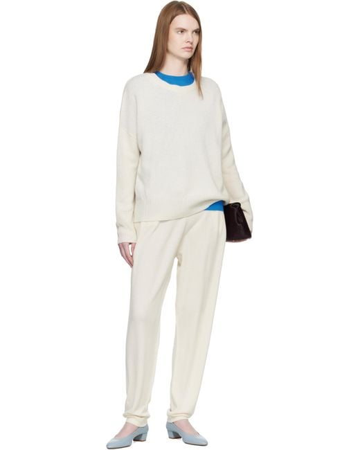 Lisa Yang White Off- 'The Mila' Sweater