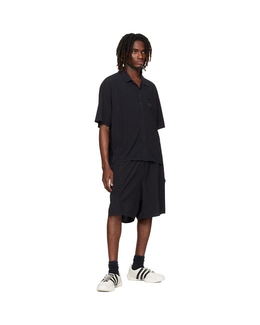 Y-3 Black Ultralight Woven Shirt for men