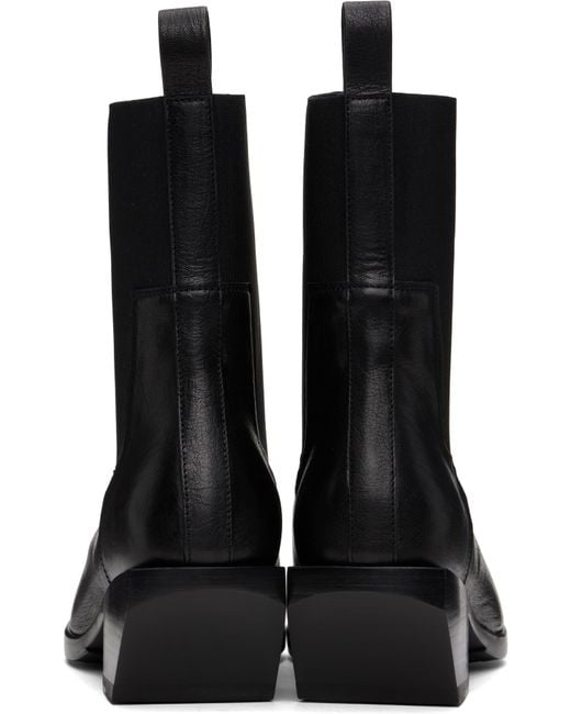 【RICK OWENS】ブラウン Hollywood Sliver チェルシーブーツ メンズ Rick Owens Heeled Sliver チェルシーブーツ ブラック | Lyst