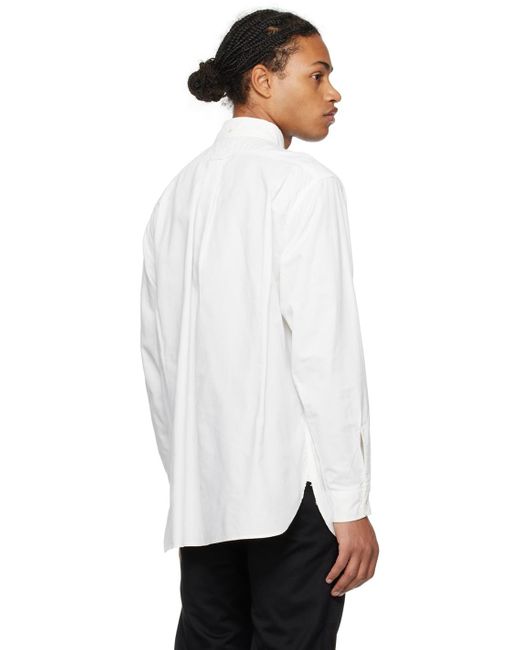 Nanamica White Wind Shirt for men