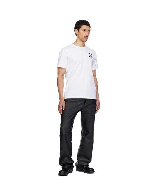 Off-White c/o Virgil Abloh White Small Arrow Slim T-Shirt for men