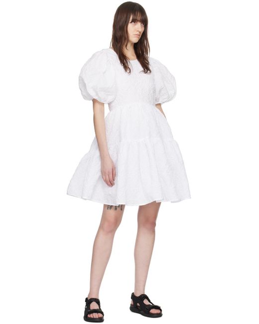 Robe courte sylvie blanche CECILIE BAHNSEN en coloris White