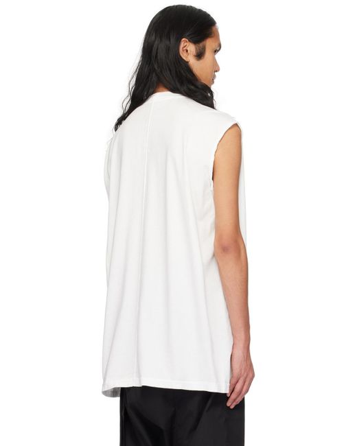 Rick Owens Black Off-white Tarp T-shirt for men