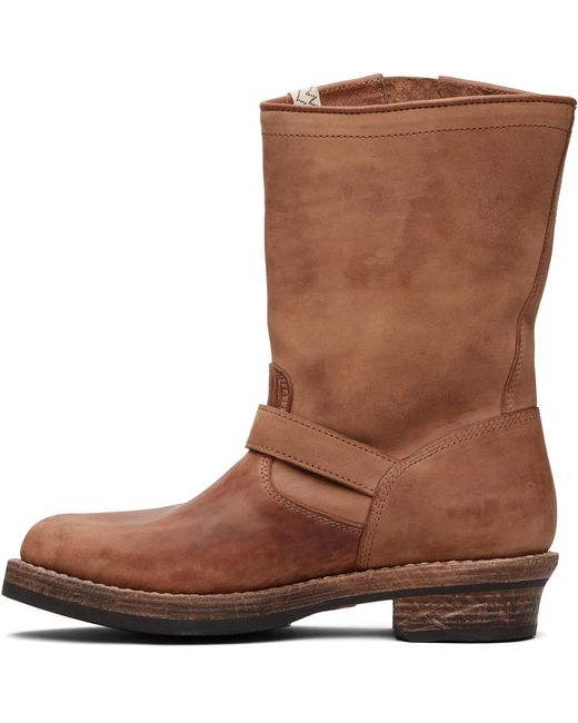 Visvim Brown T.W.O. Folk Boots for men