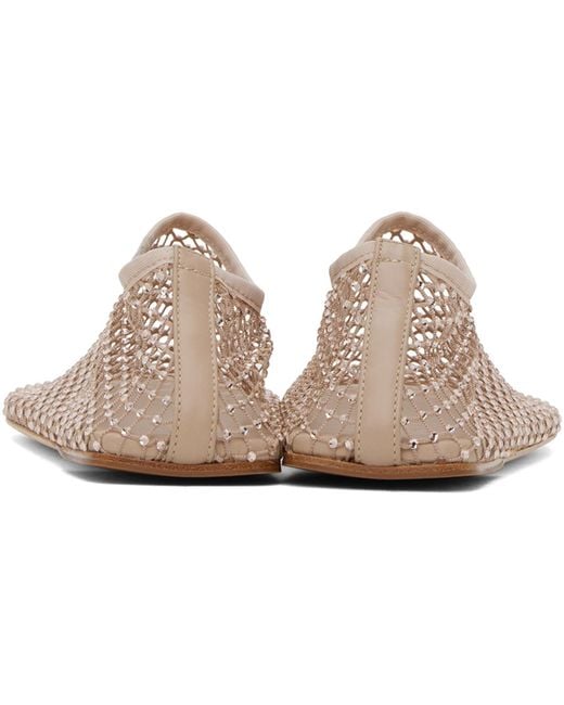 Christopher Esber Black Beige Minette Ballerina Flats