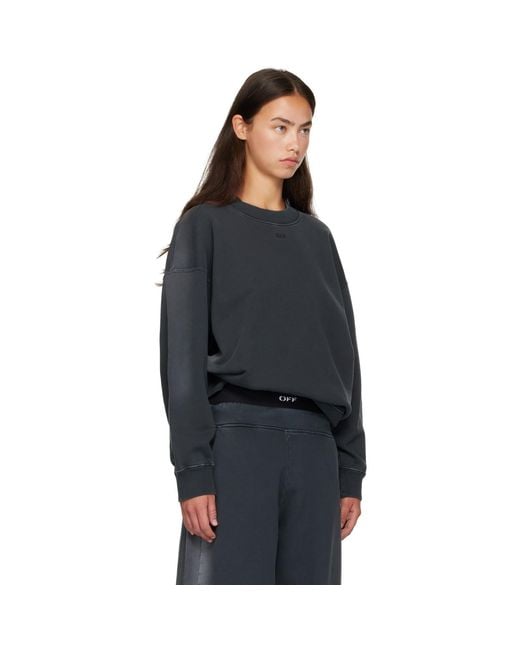 Off-White c/o Virgil Abloh Black Laundry 'Off' Sweatshirt