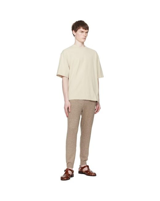 Entire studios Natural Slim Knit Lounge Pants for men