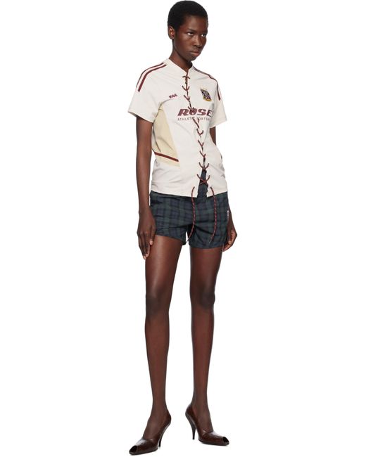 Martine Rose Black Tailored Gym Shorts