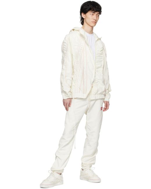 Pantalon de survêtement blanc cassé édition reebok KANGHYUK pour homme en coloris White