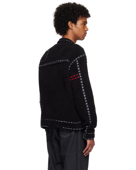PHINGERIN × NEIGHBORHOOD PG1 SAVAGE KNIT Black PHINGERIN Edition PG1 Savage Knit Jacket by