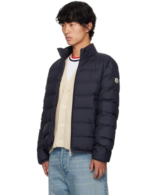 Moncler Blue Baudinet Down Jacket for men