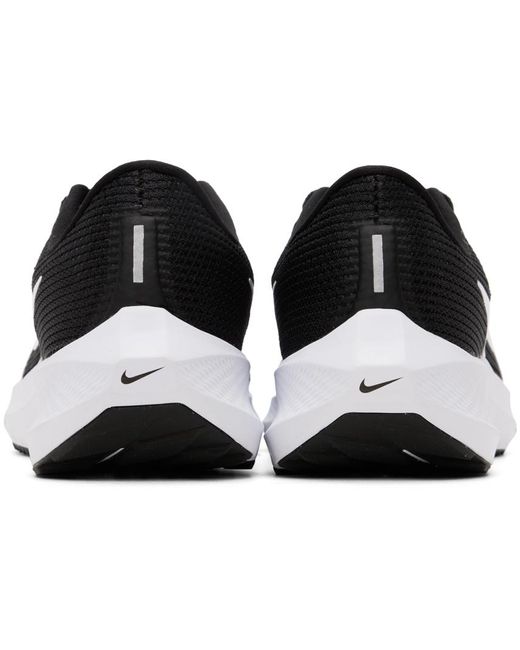 Nike Black & White Pegasus 40 Sneakers for men