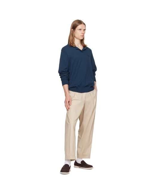 Boss Natural Relaxed-Fit Trousers for men