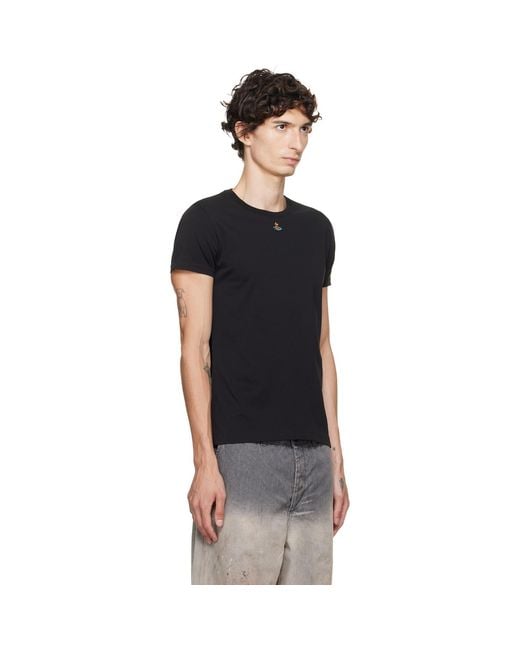 Vivienne Westwood Black Orb Peru T-Shirt for men