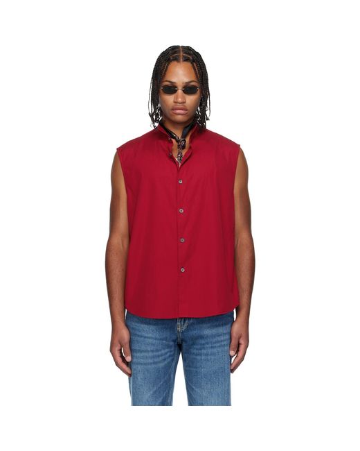 Our Legacy Red Wing Sleeveless Shirt for men