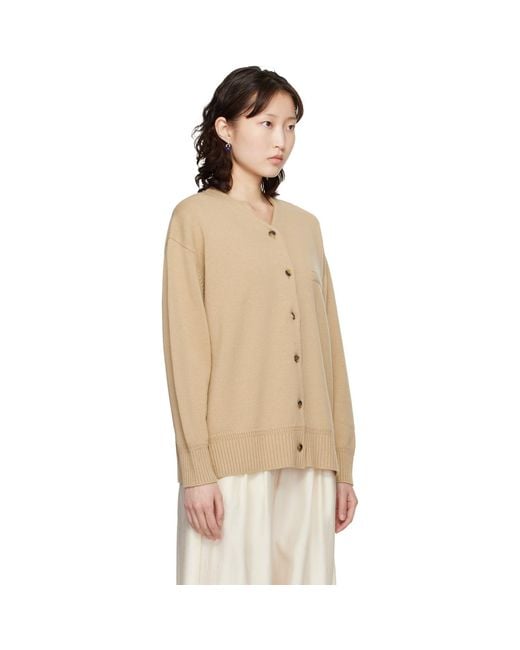Cordera Natural Merino Wool Cardigan