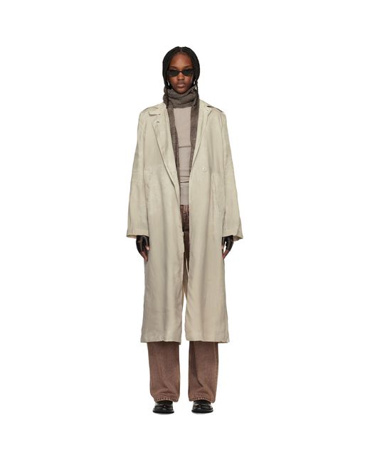 Our Legacy Black Capital Trench Coat