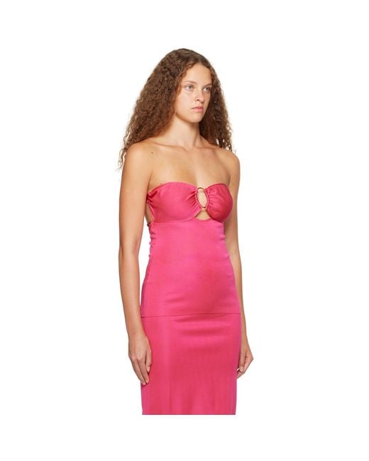 Tom Ford Pink Strapless Tank Top