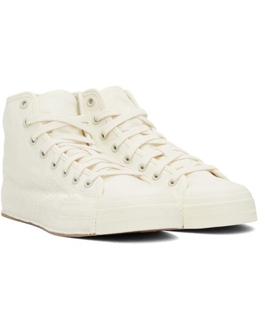 Y-3 Black Off- Nizza Hi Sneakers for men