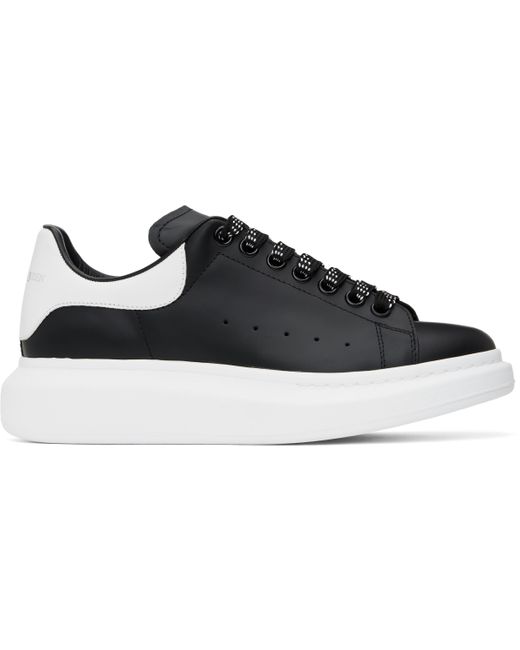 メンズ Alexander McQueen ブラック＆ホワイト Oversized スニーカー Black