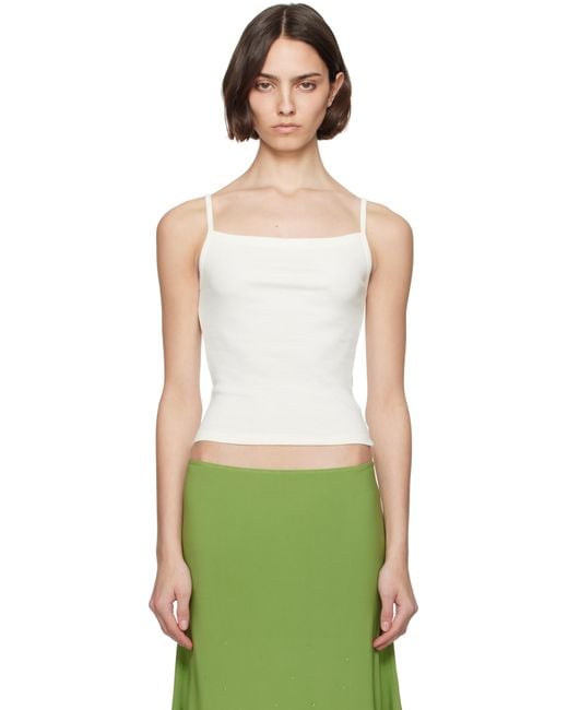Gil Rodriguez Green Off- Lapointe Tank Camisole