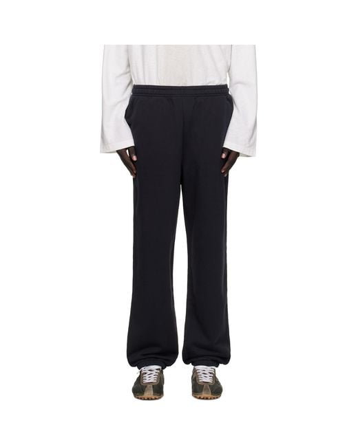 Acne Black Cotton Sweatpants for men
