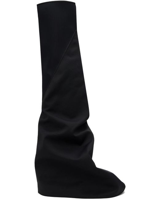 Rick Owens Black Fetish Tall Boots