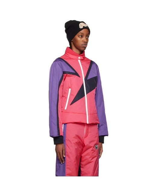 Palm Angels Multicolor Thunderbolt Ski Jacket