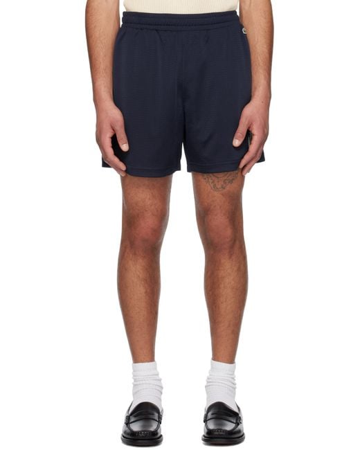 Lacoste Blue Tennis Heritage Shorts for men