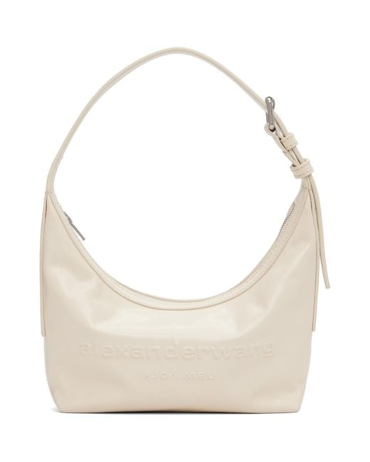 Alexander Wang Natural Off- Punch Small Shoulder Bag