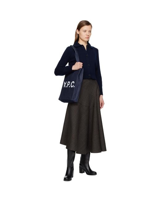 A.P.C. Black Laure Tote