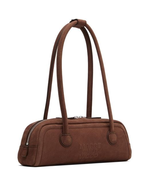 MARGE SHERWOOD Brown Soft Boston Ew Mini Bag