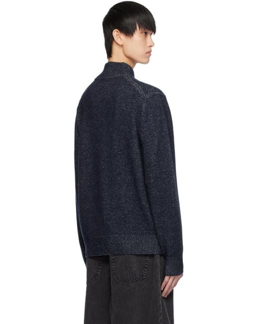 Theory Blue Wilf Cardigan for men