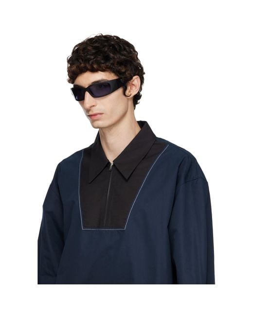 Prada Blue 'Prada Symbole' Sunglasses for men