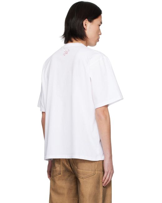 OTTOLINGER White Printed T-Shirt for men