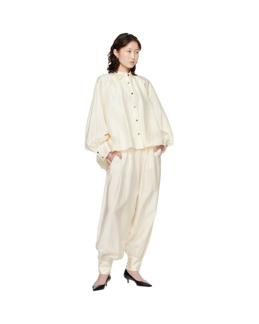 Cordera Natural Off- Balloon Shirt