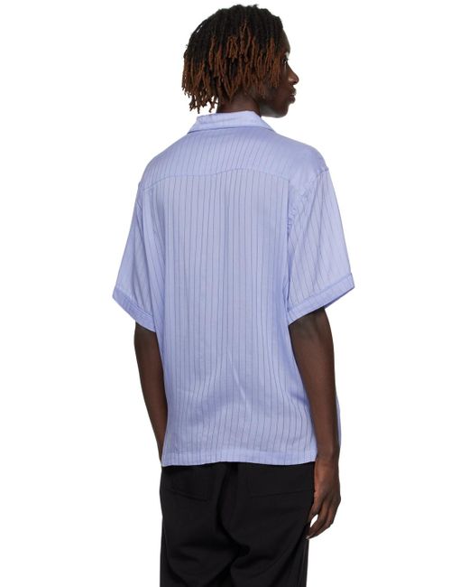 Saturdays NYC Purple Cameron Shirt for men