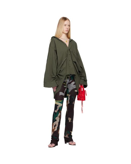 OTTOLINGER Green Liberated Double Overshirt