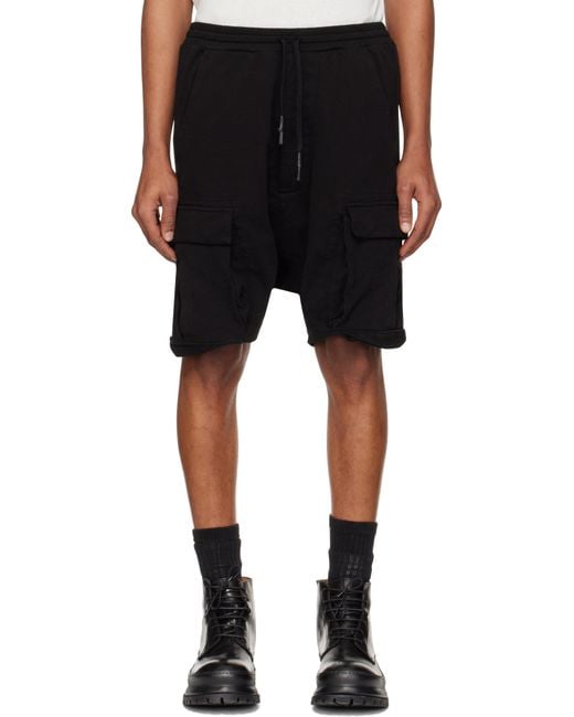 Boris Bidjan Saberi 11 Black P40 Shorts for men