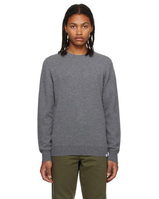 Norse Projects Gray Sigfred Sweater for men