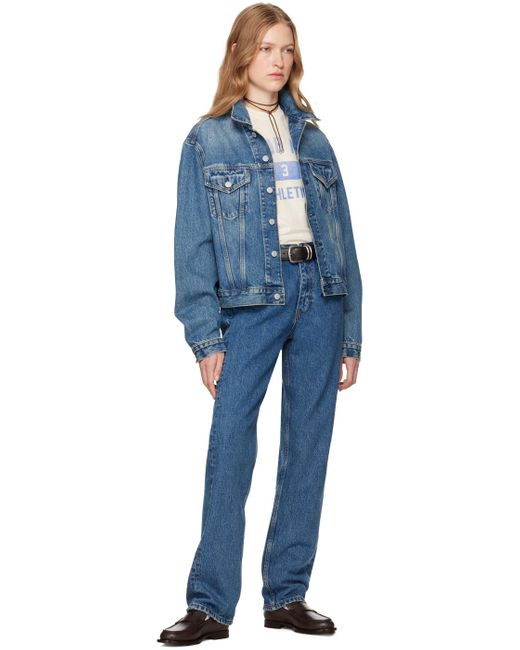RE/DONE ブルー The Mel Trucker デニムジャケット ブルー | Lyst