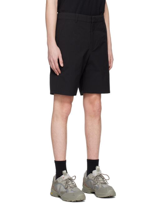 Norse Projects Black Aaren Travel Shorts for men
