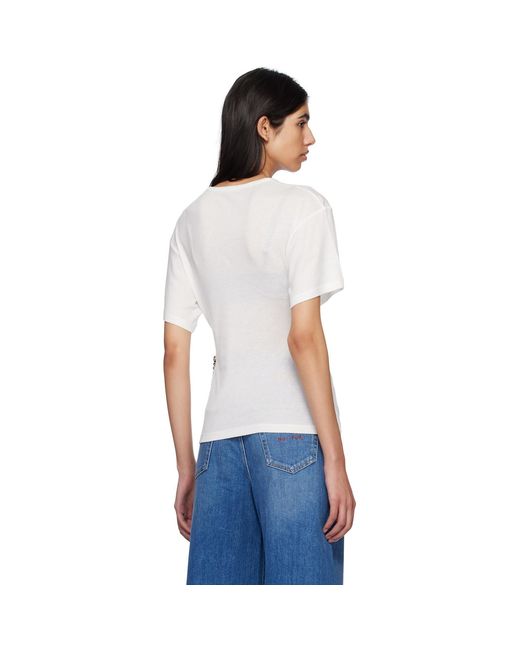 Stella McCartney White Chain T-shirt