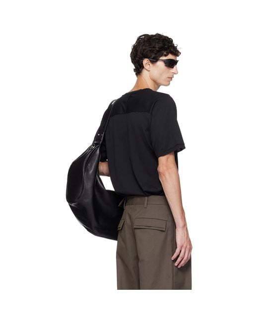 Kiko Kostadinov Black Astro Short Sleeves T-Shirt for men