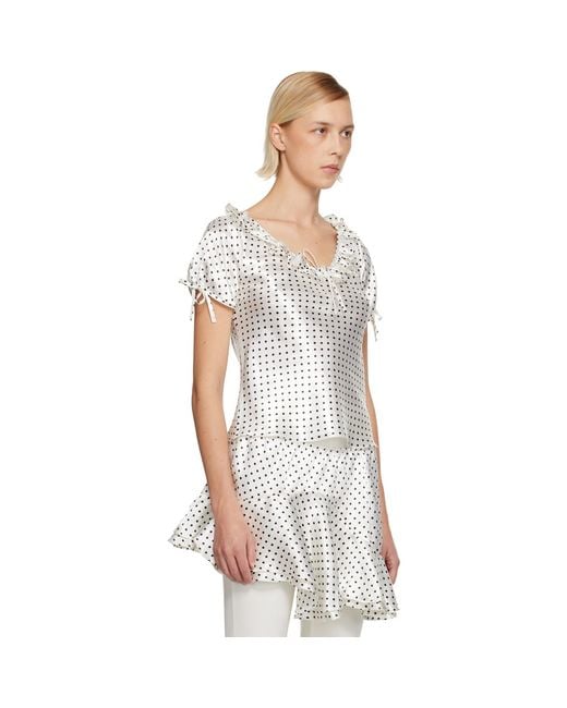 Sandy Liang Multicolor Nickie Blouse