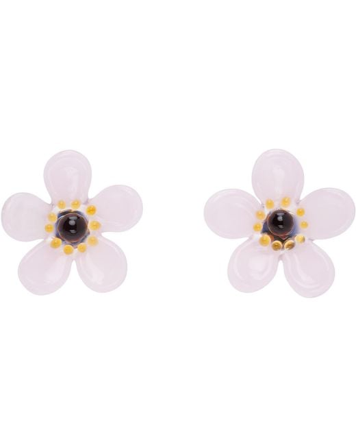 Alaïa Pink Bloom Earrings