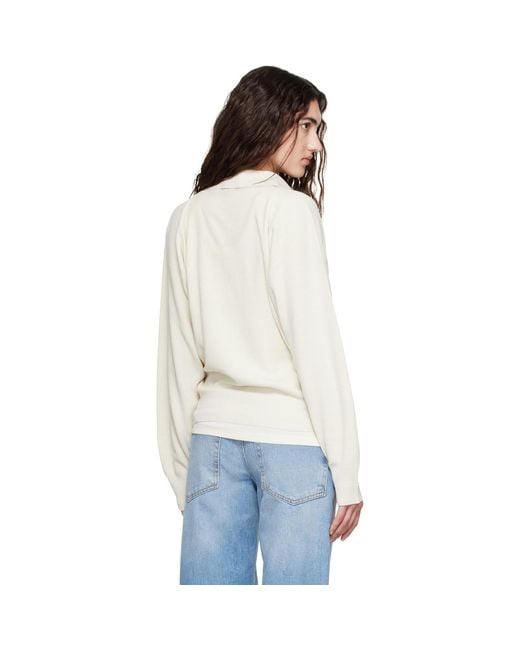 Calvin Klein White Off- Helga Polo