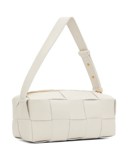 Bottega Veneta Natural White Small Brick Cassette Bag