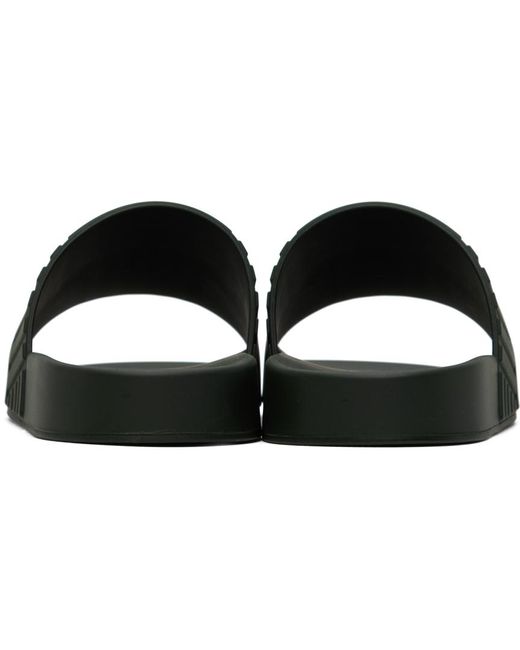 Bottega Veneta Black Slider Sandals for men